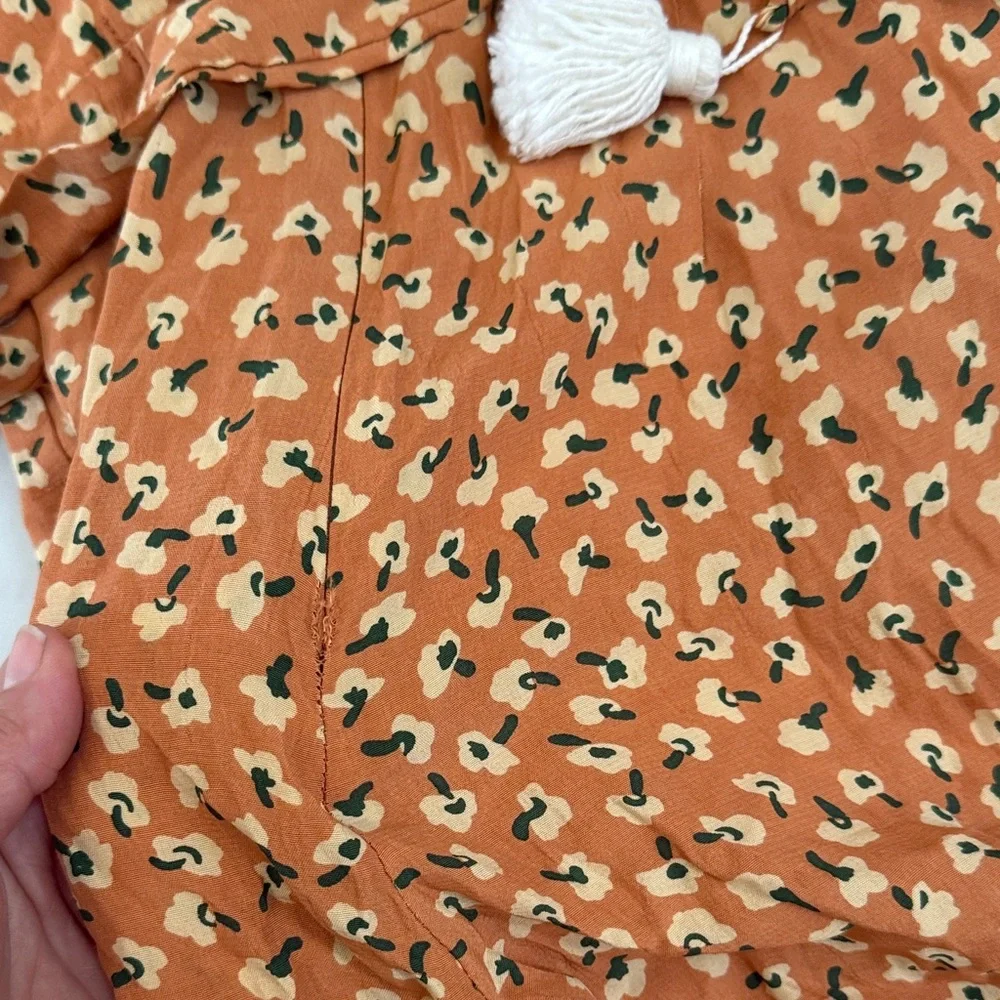 NWT Faithfull the Brand Women's Cedric Floral Jumpsuit Sz 4 Vintage Bloom *flaw - Picture 7 of 11